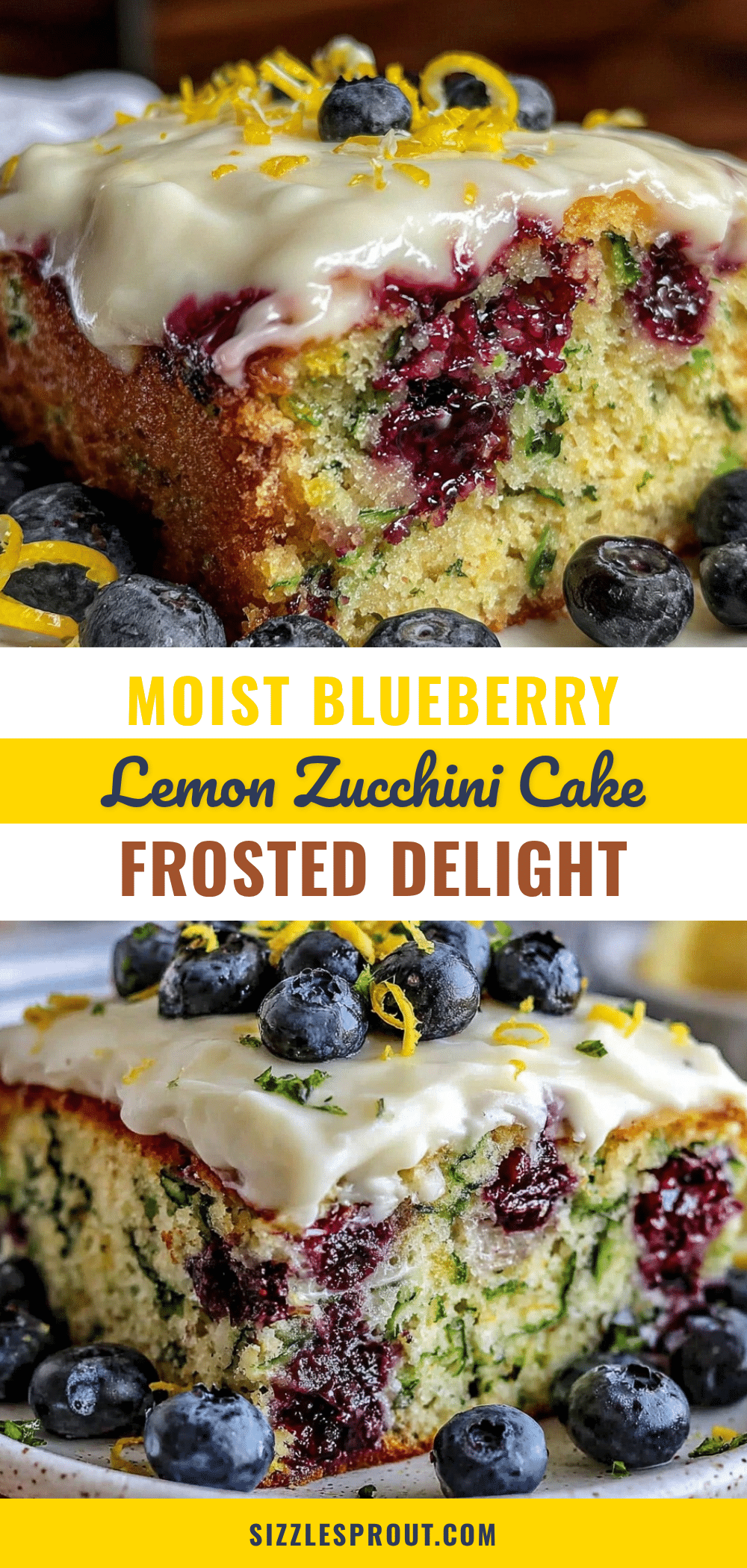 moist blueberry lemon zucchini cake recipe
