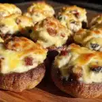 mummy stuffed mushrooms - featured image