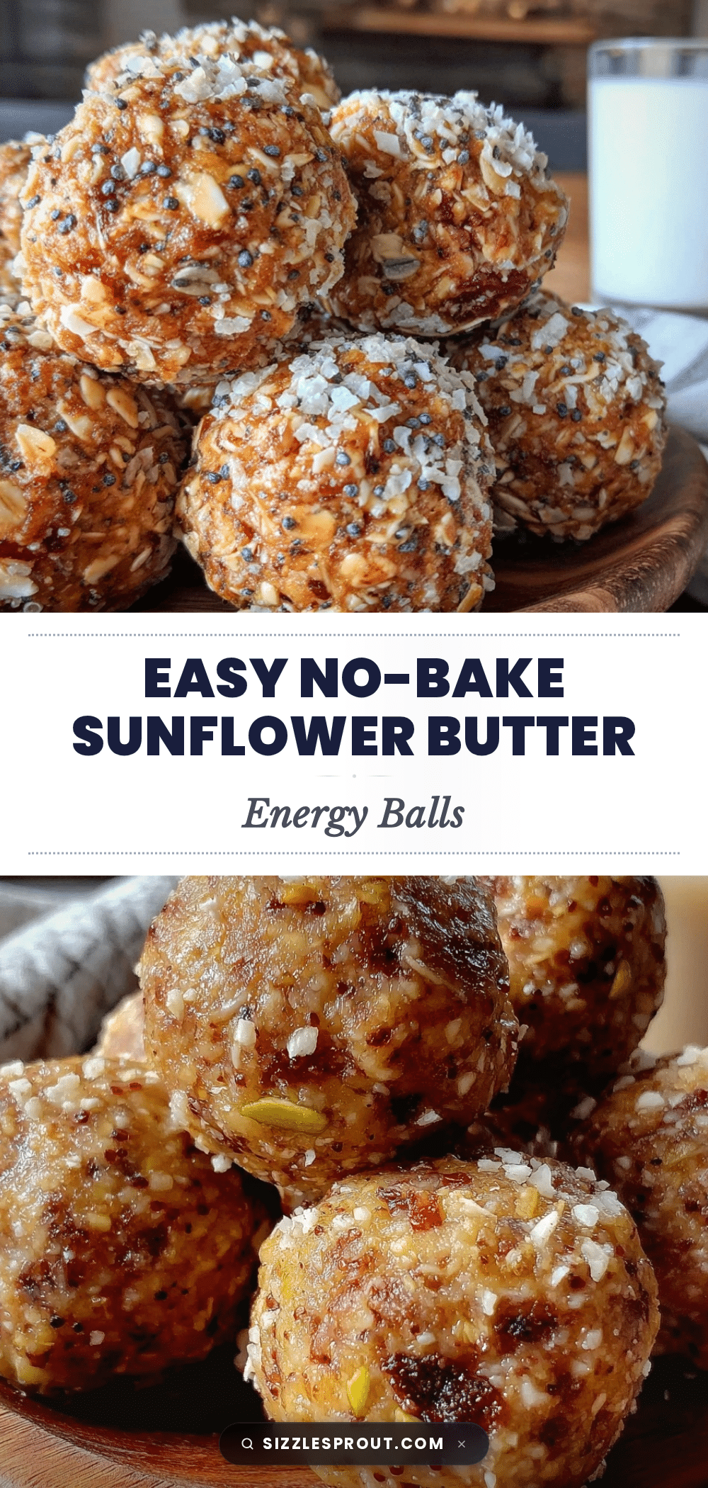 no-bake sunflower butter energy balls recipe