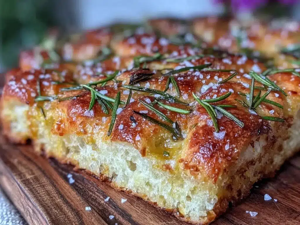 no-knead sourdough focaccia - featured image