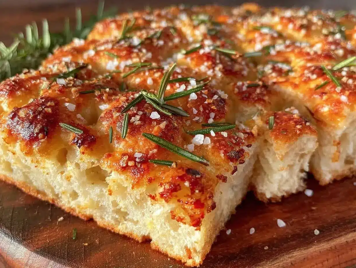 no-knead sourdough focaccia preparation steps