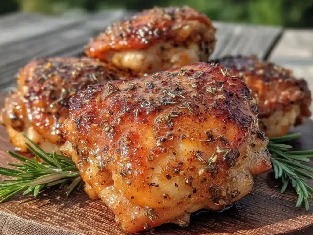 oven-baked chicken thighs - featured image