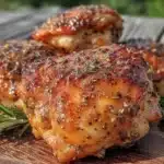 oven-baked chicken thighs - featured image