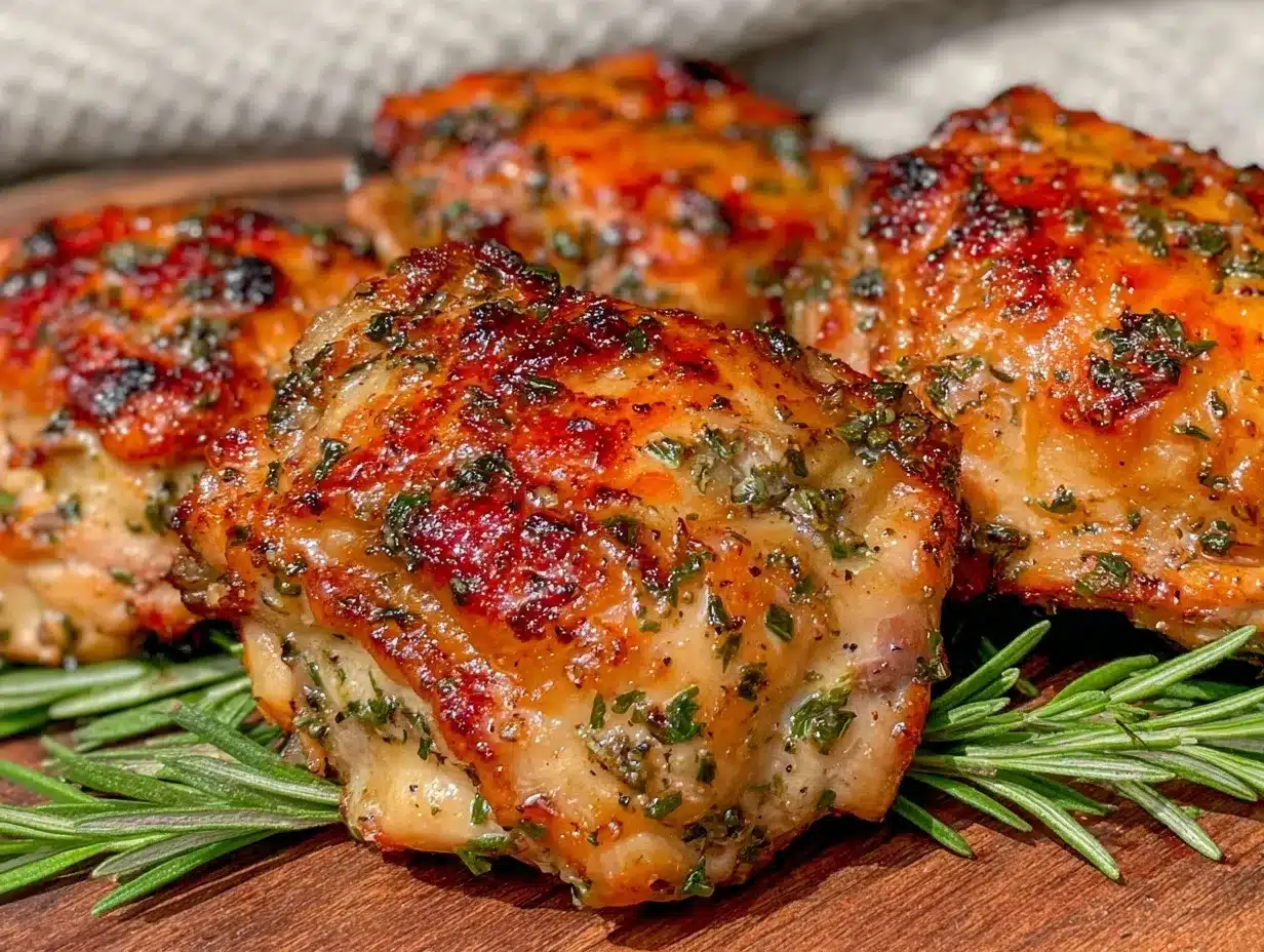 oven-baked chicken thighs preparation steps