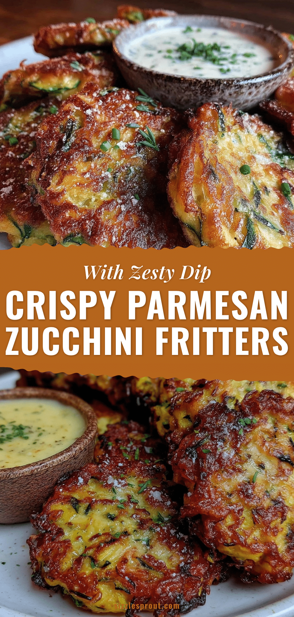Parmesan zucchini fritters recipe