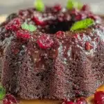 poison apple black velvet bundt cake - featured image