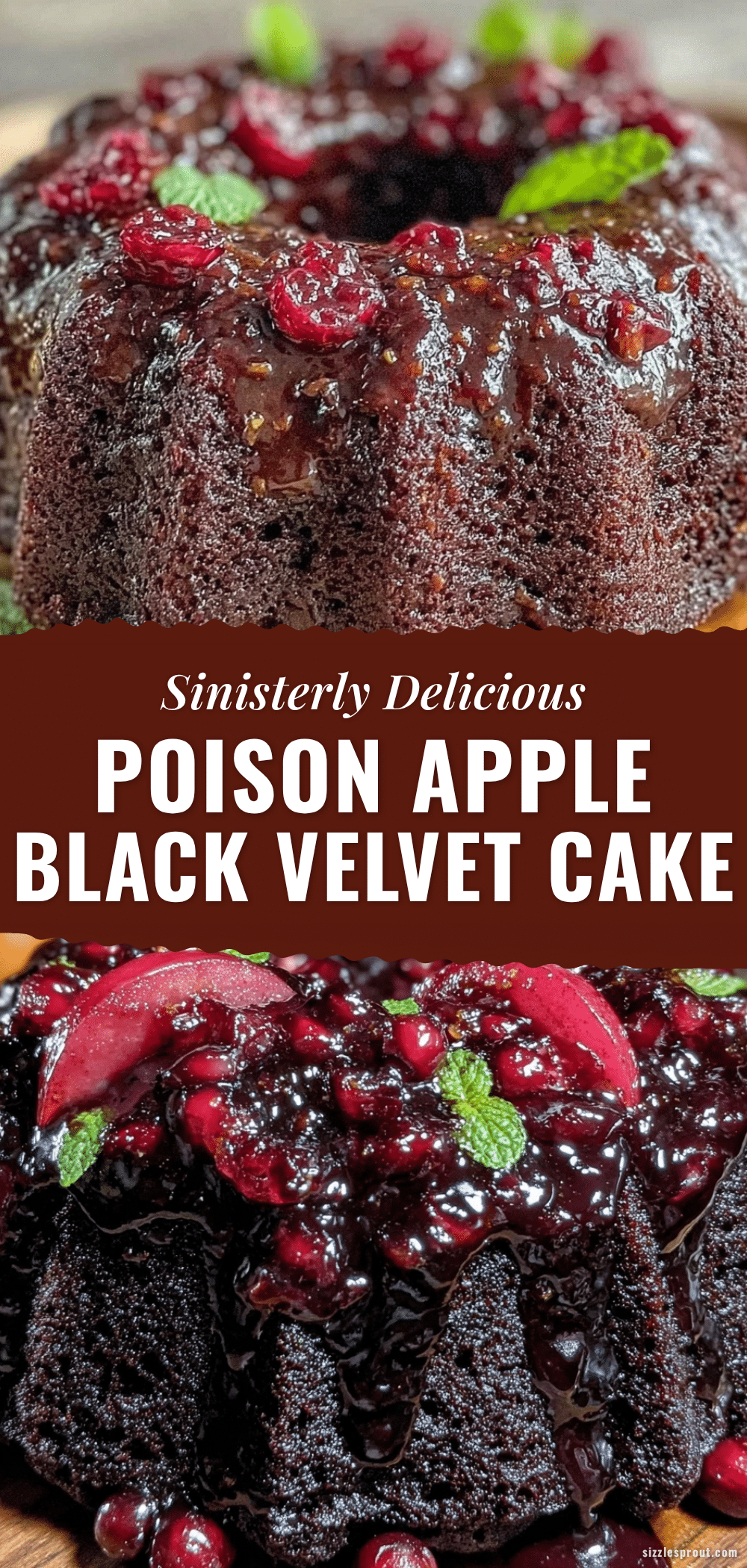 poison apple black velvet bundt cake recipe