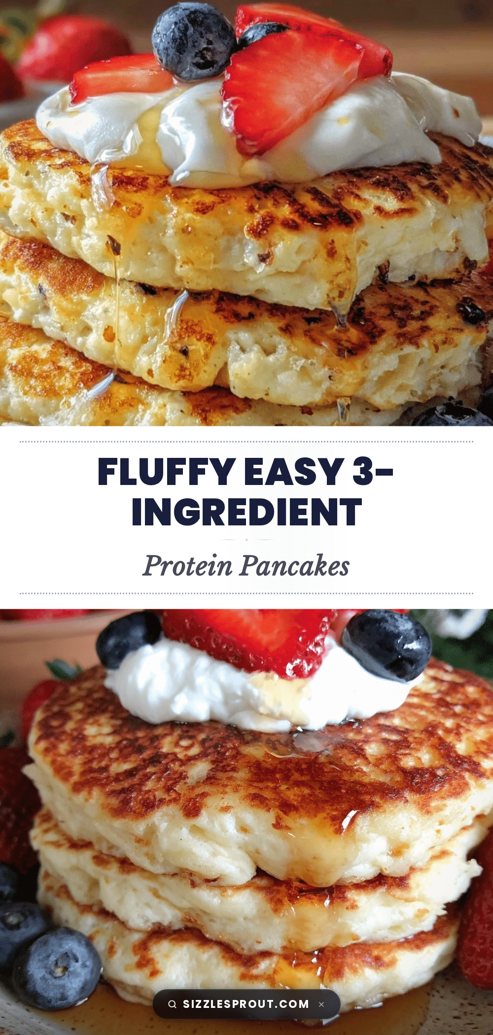 protein pancakes with Greek yogurt recipe