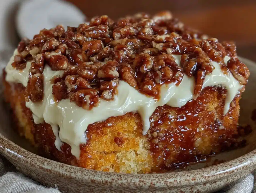 pumpkin dump cake - featured image