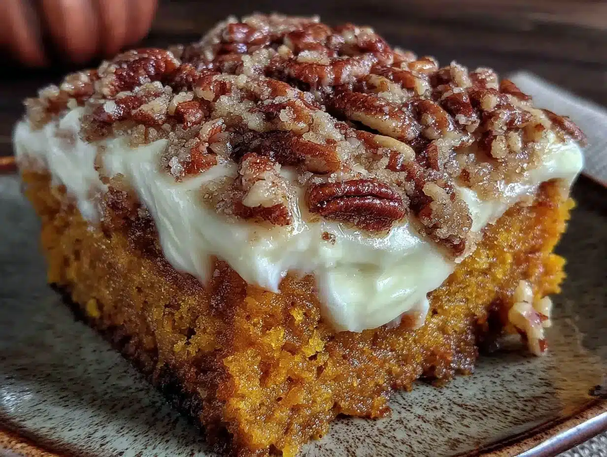 pumpkin dump cake preparation steps