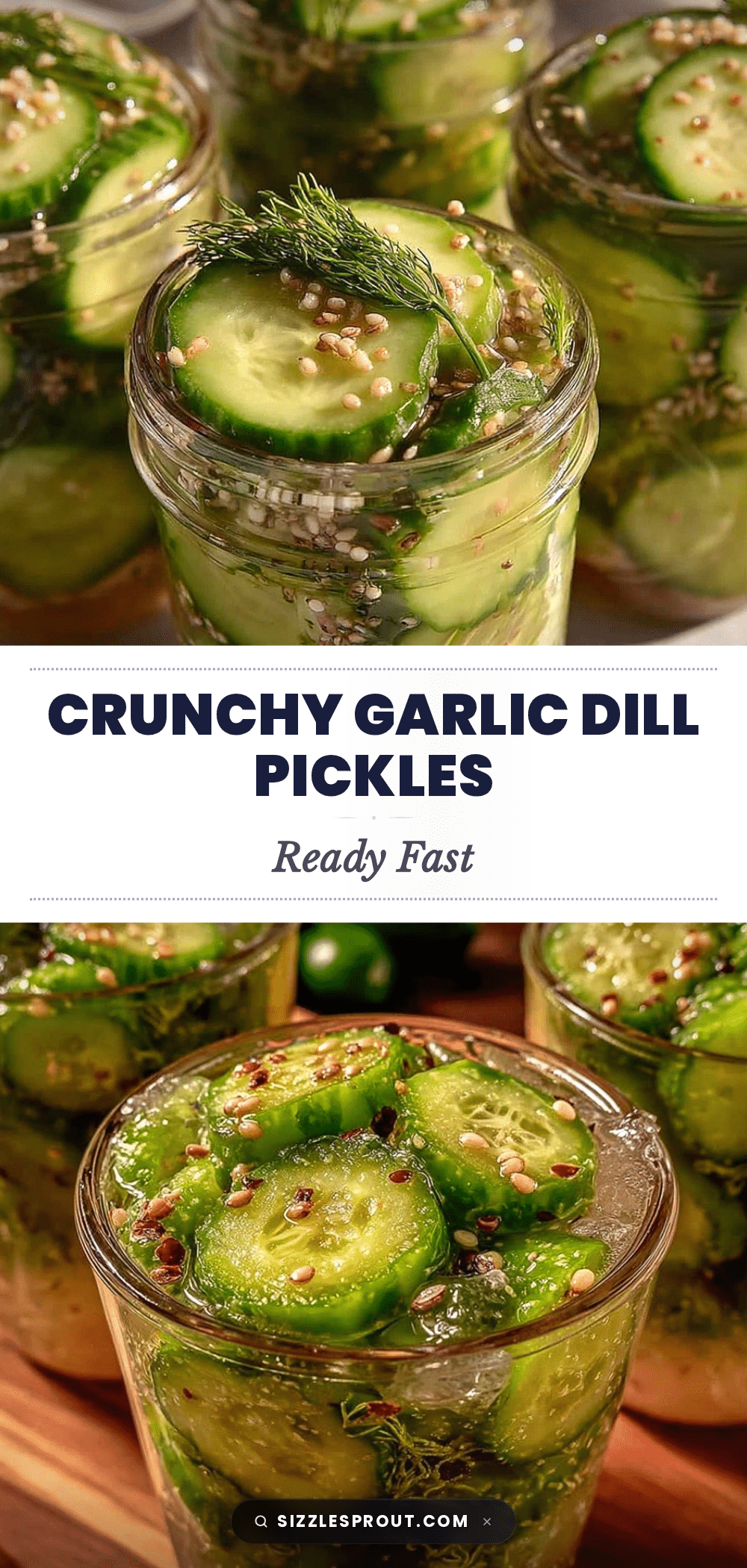 quick garlic dill refrigerator pickles recipe