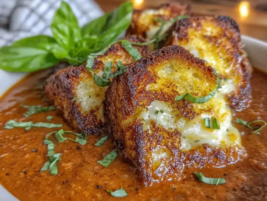 slow cooker roasted tomato basil soup - featured image