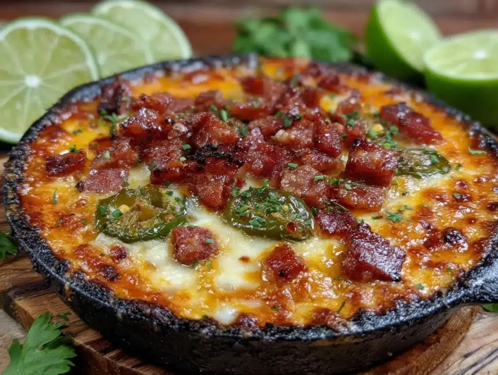 smoked queso fundido - featured image