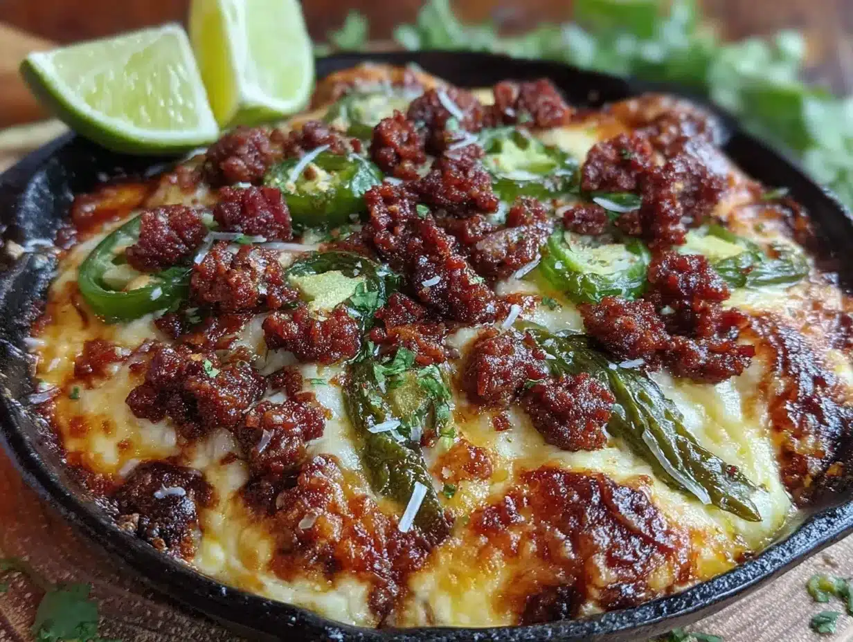 smoked queso fundido preparation steps