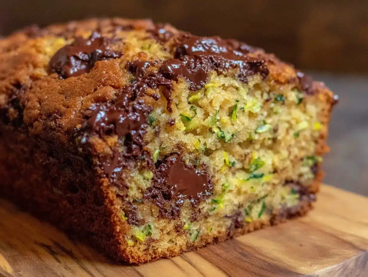 sourdough discard chocolate zucchini bread preparation steps