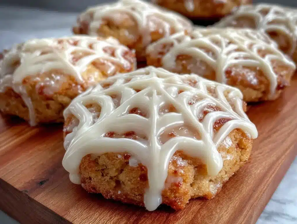spider web pumpkin sugar cookies - featured image