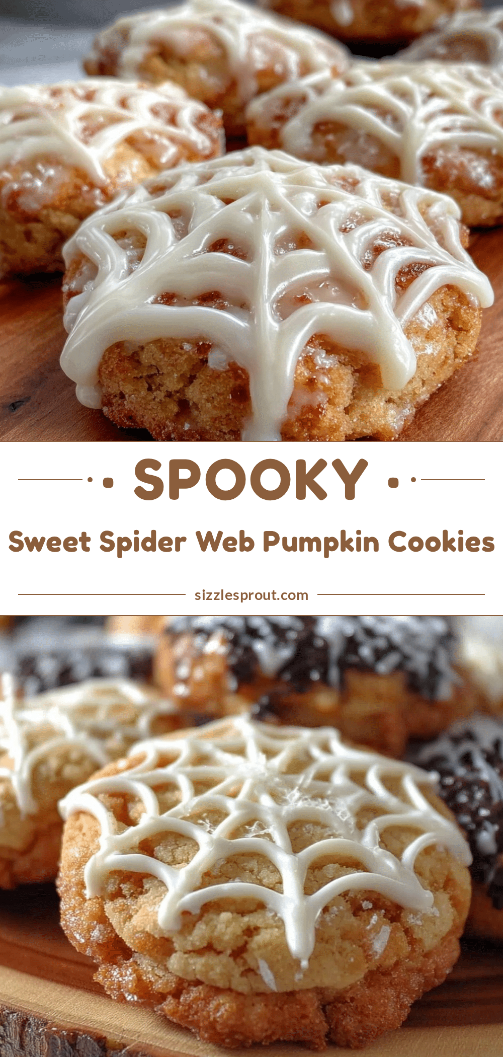 spider web pumpkin sugar cookies recipe