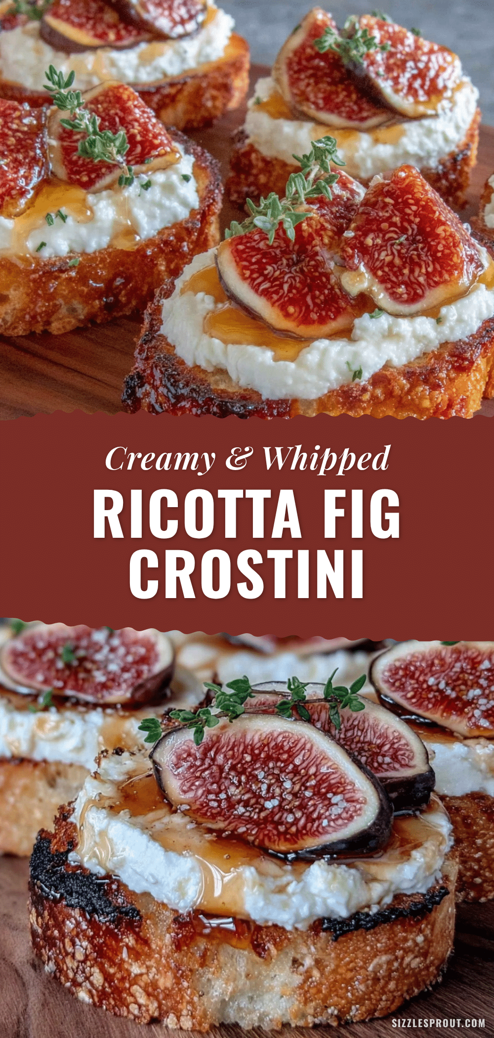 whipped ricotta crostini recipe