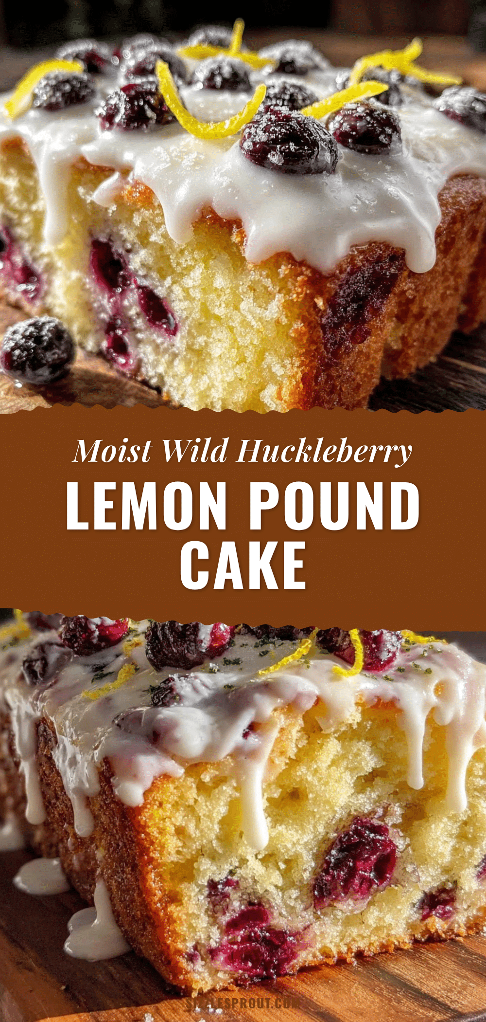 wild huckleberry lemon pound cake recipe