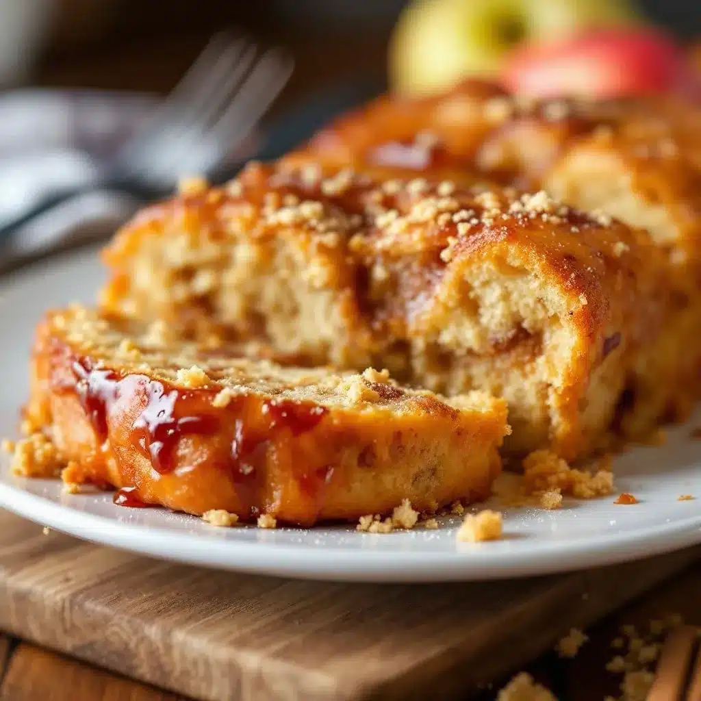 apple fritter bread preparation steps