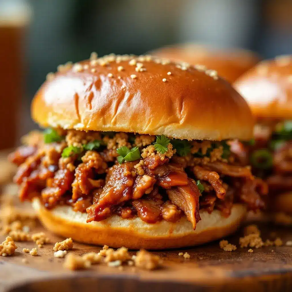 bbq pulled pork sliders preparation steps
