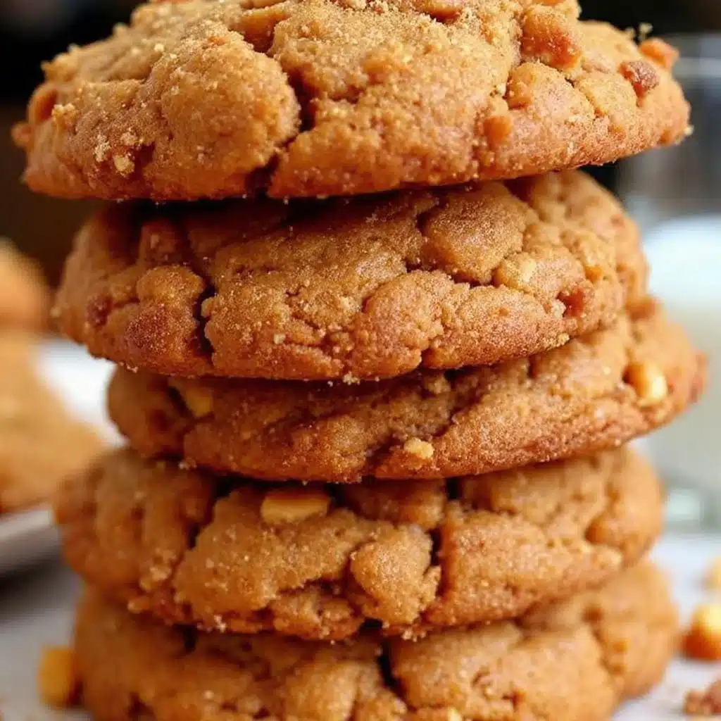brown butter pumpkin snickerdoodle cookies - featured image