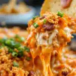 buffalo chicken tailgate dip - featured image