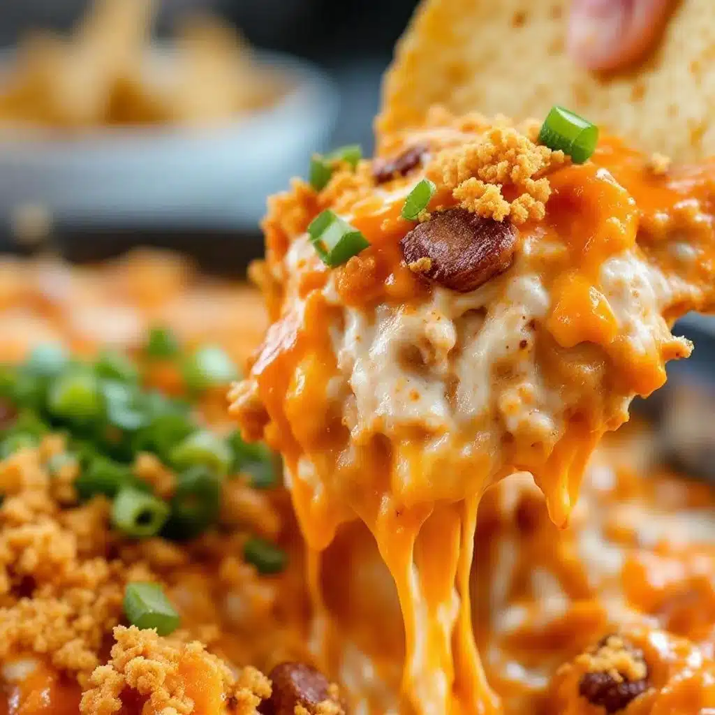 buffalo chicken tailgate dip - featured image