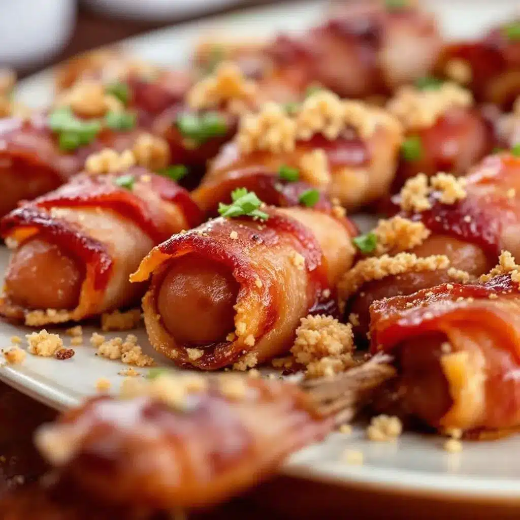 candied bacon-wrapped smokies preparation steps