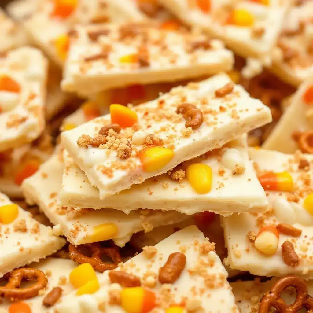 candy corn bark preparation steps