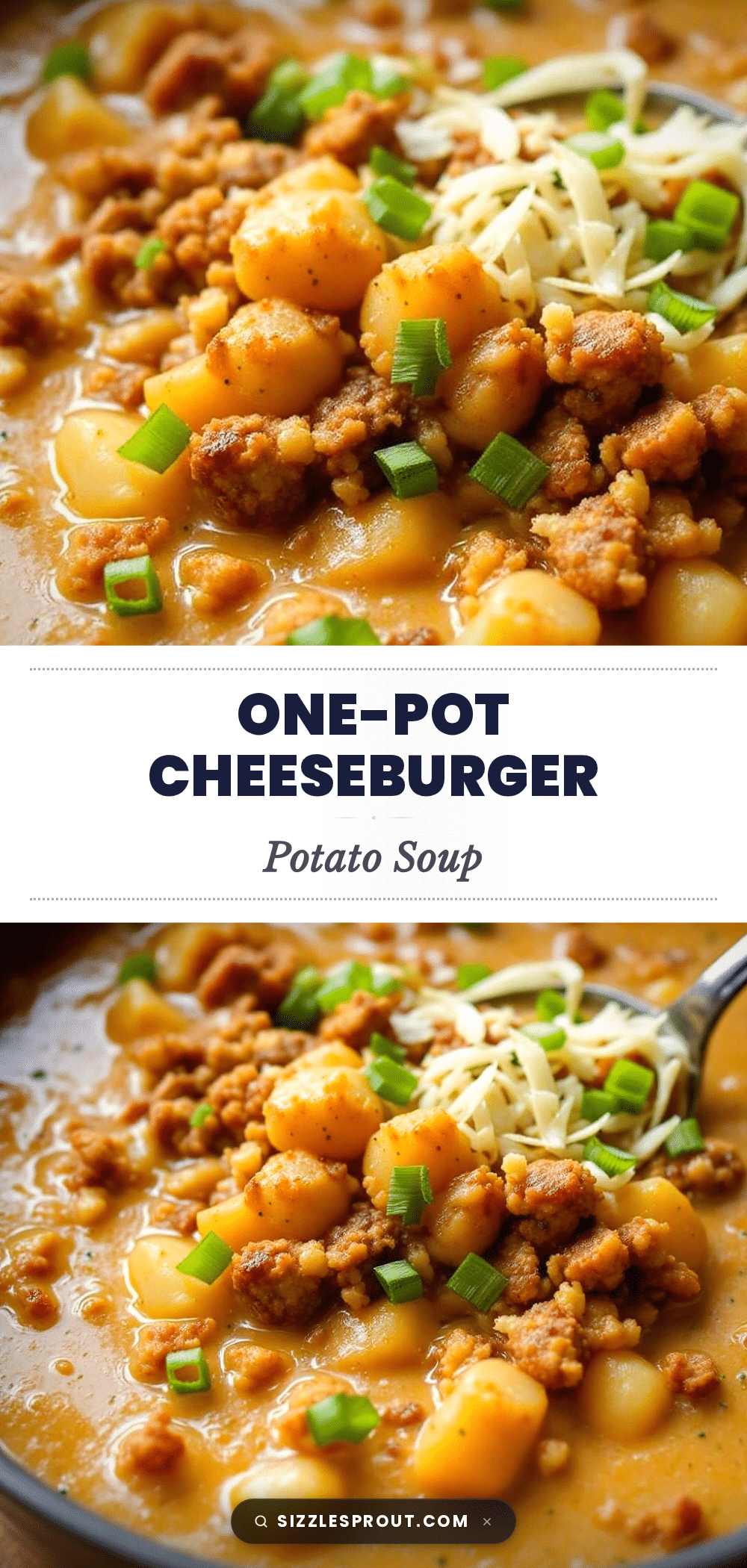 Cheeseburger Potato Soup recipe