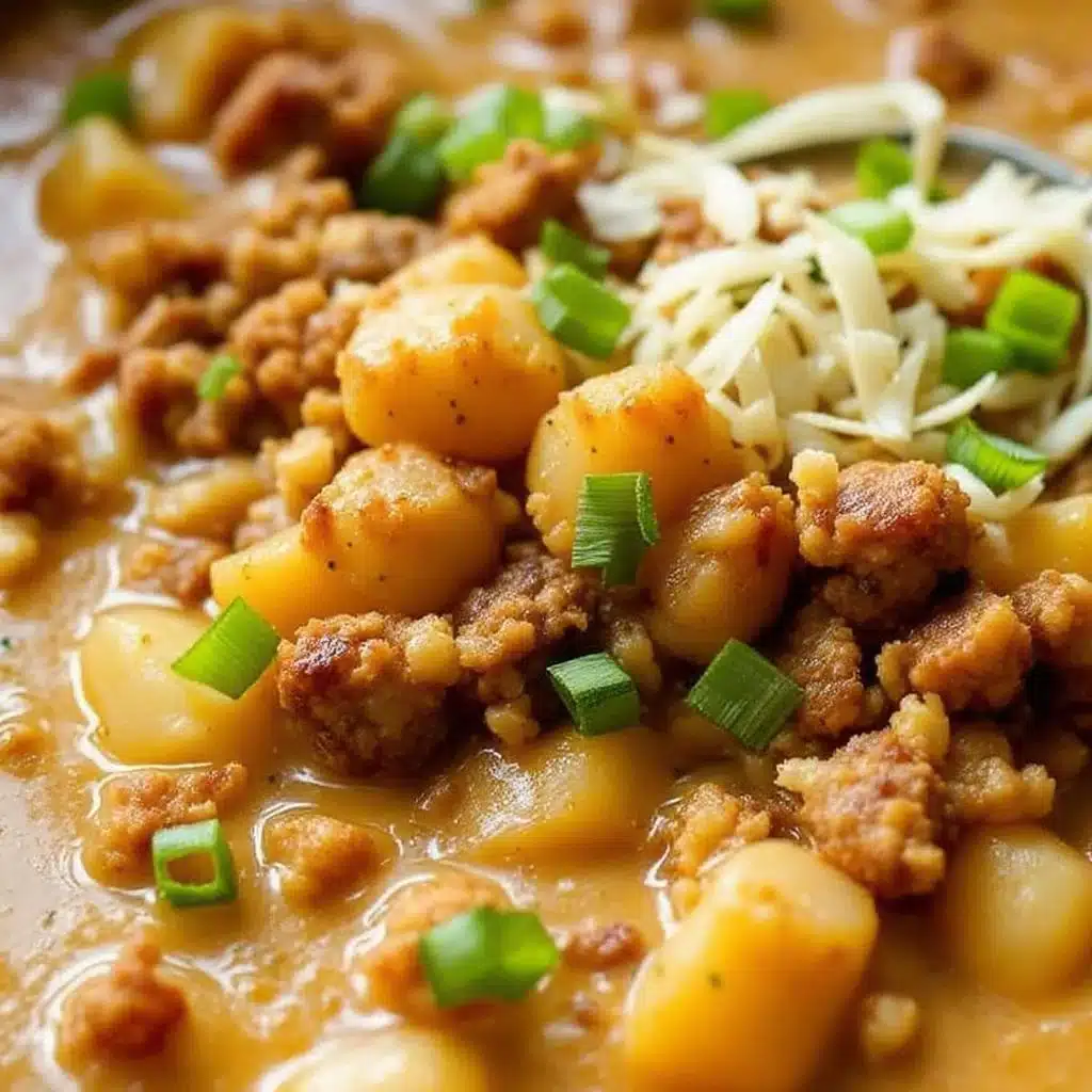 Cheeseburger Potato Soup - featured image