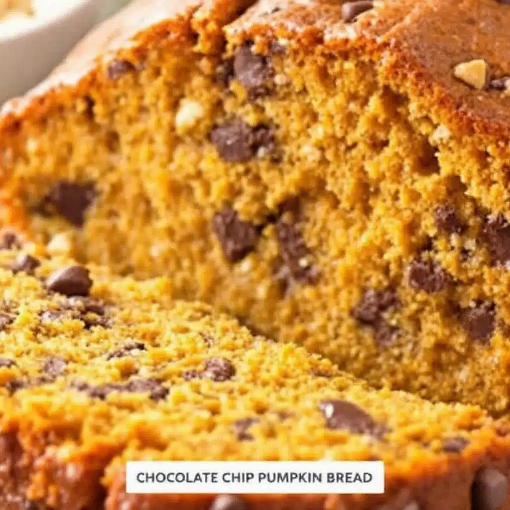 chocolate chip pumpkin bread - featured image