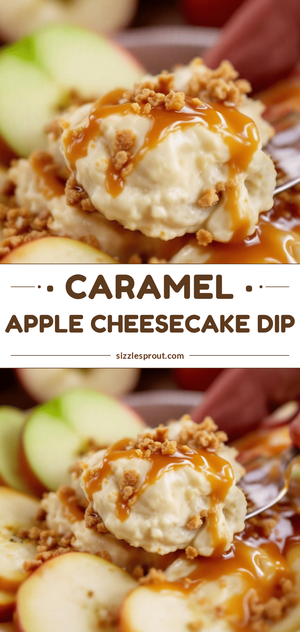 Creamy Caramel Apple Cheesecake Dip recipe