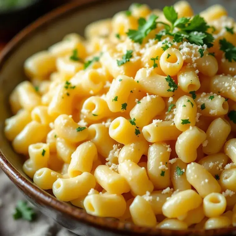 creamy macaroni pasta salad with Italian dressing - featured image