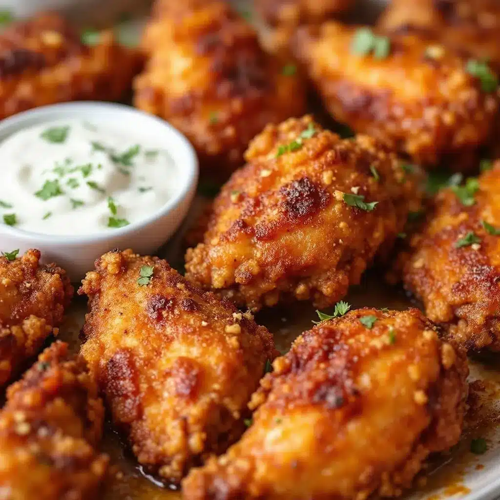 crispy baked chicken wings preparation steps