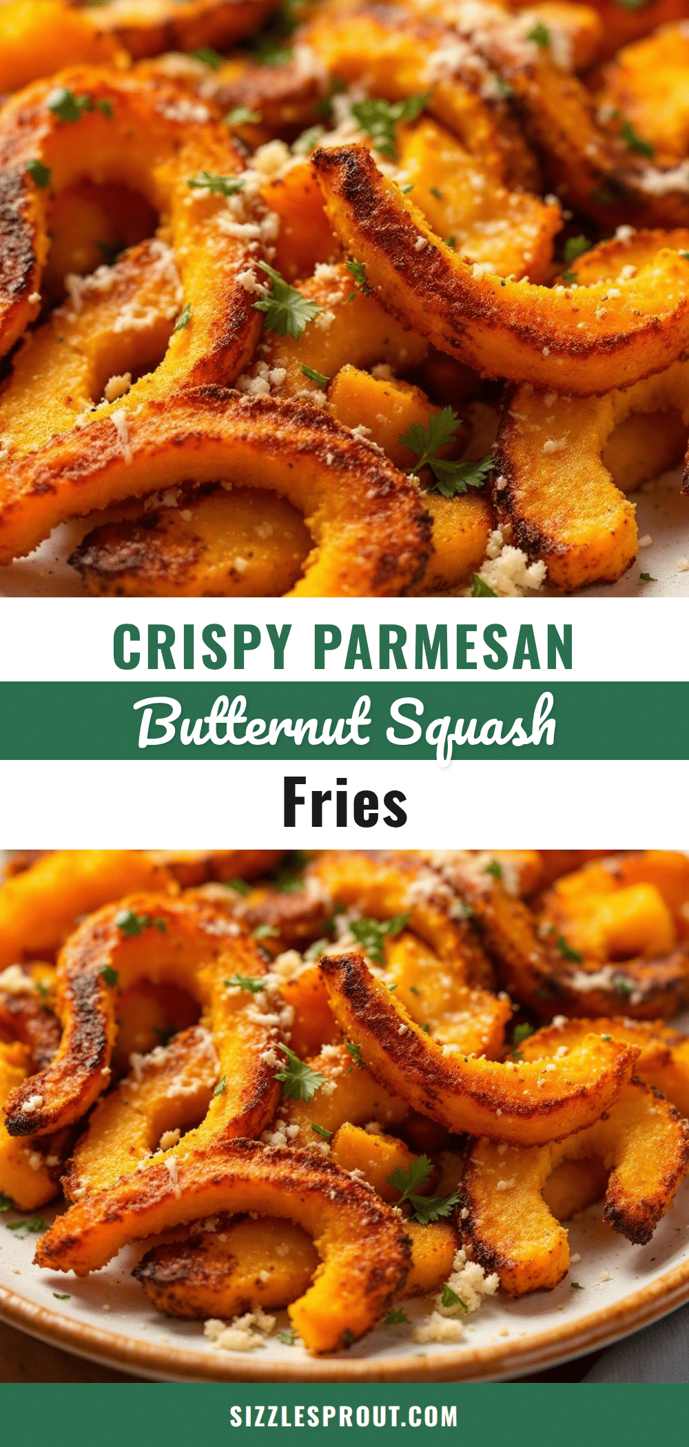 Crispy Parmesan Butternut Squash Fries recipe