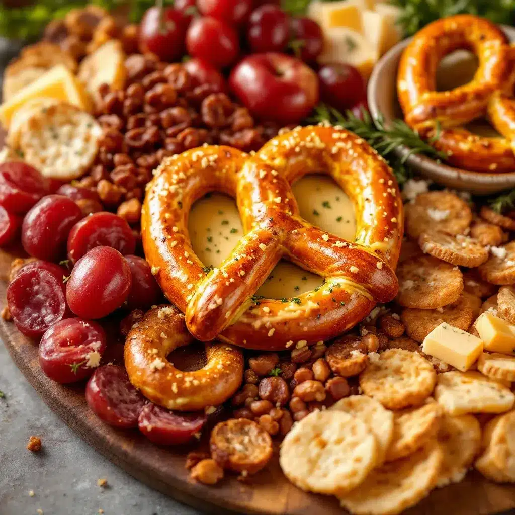 football charcuterie board preparation steps