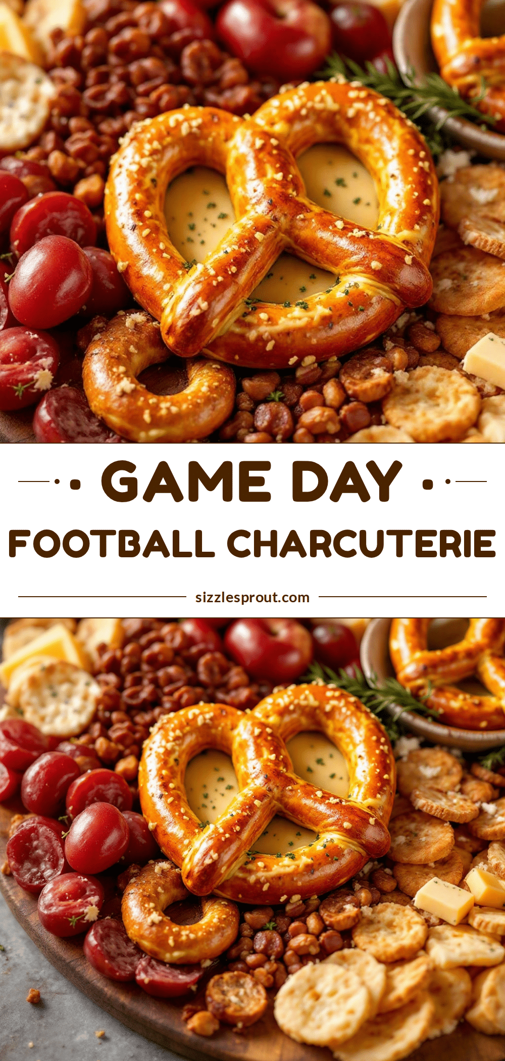football charcuterie board recipe