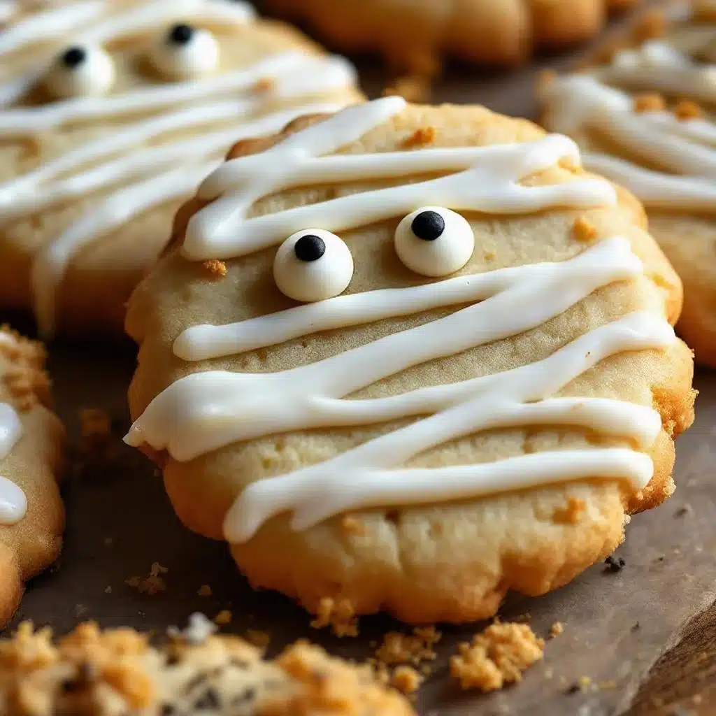 Halloween mummy sugar cookies - featured image