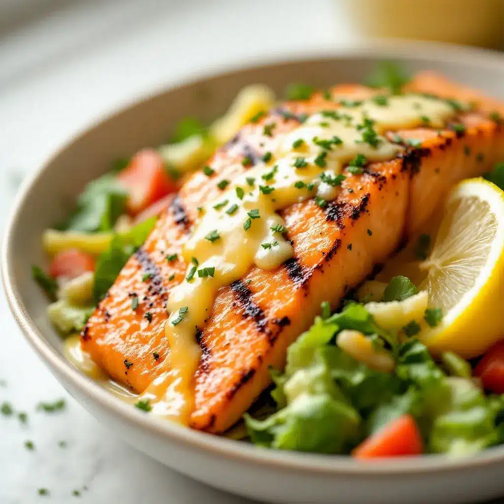 lemon garlic butter salmon preparation steps