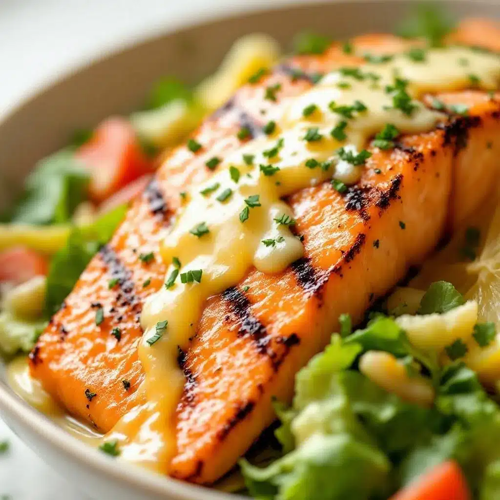 lemon garlic butter salmon - featured image