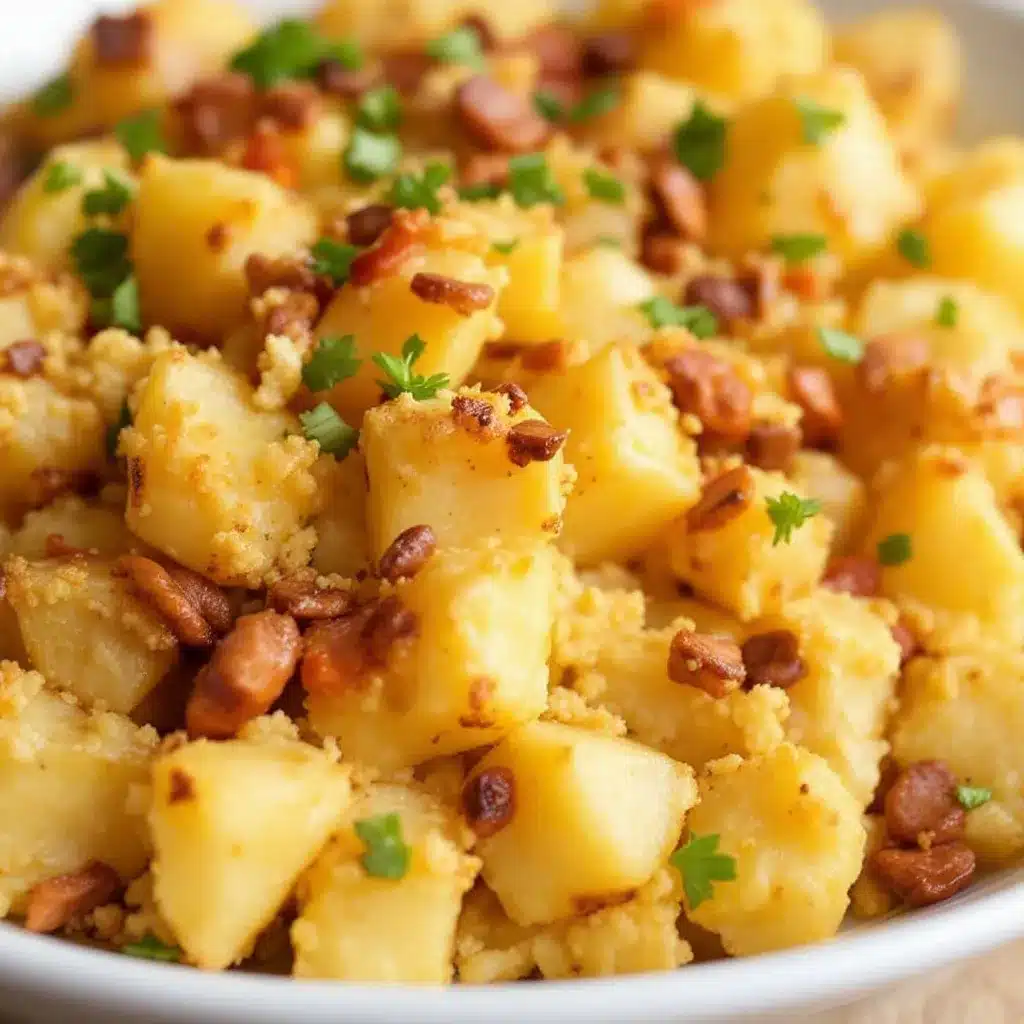 loaded baked potato salad preparation steps