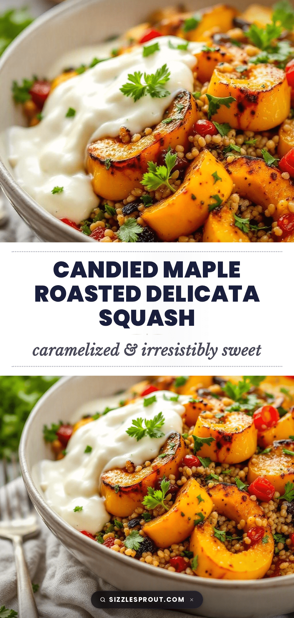 maple glazed roasted delicata squash recipe