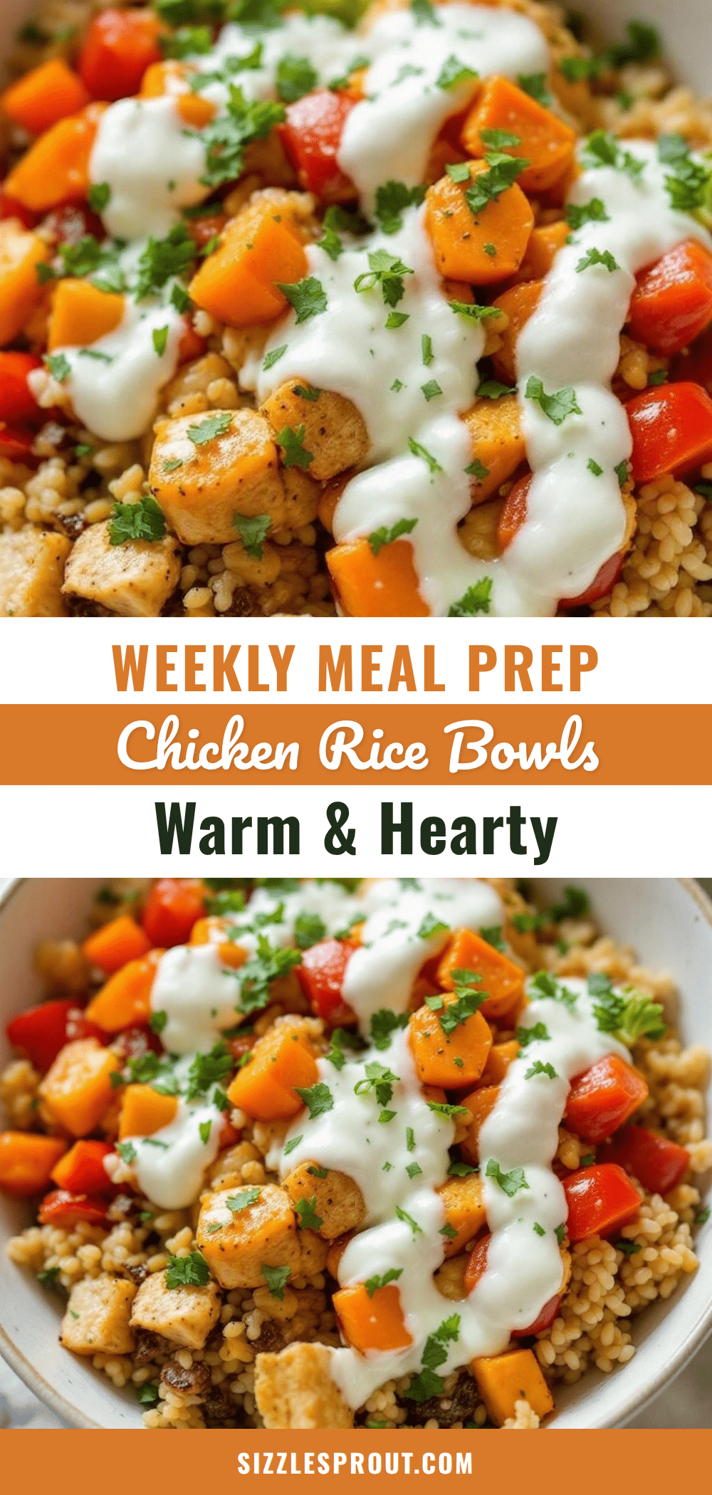 meal prep chicken and rice bowls recipe