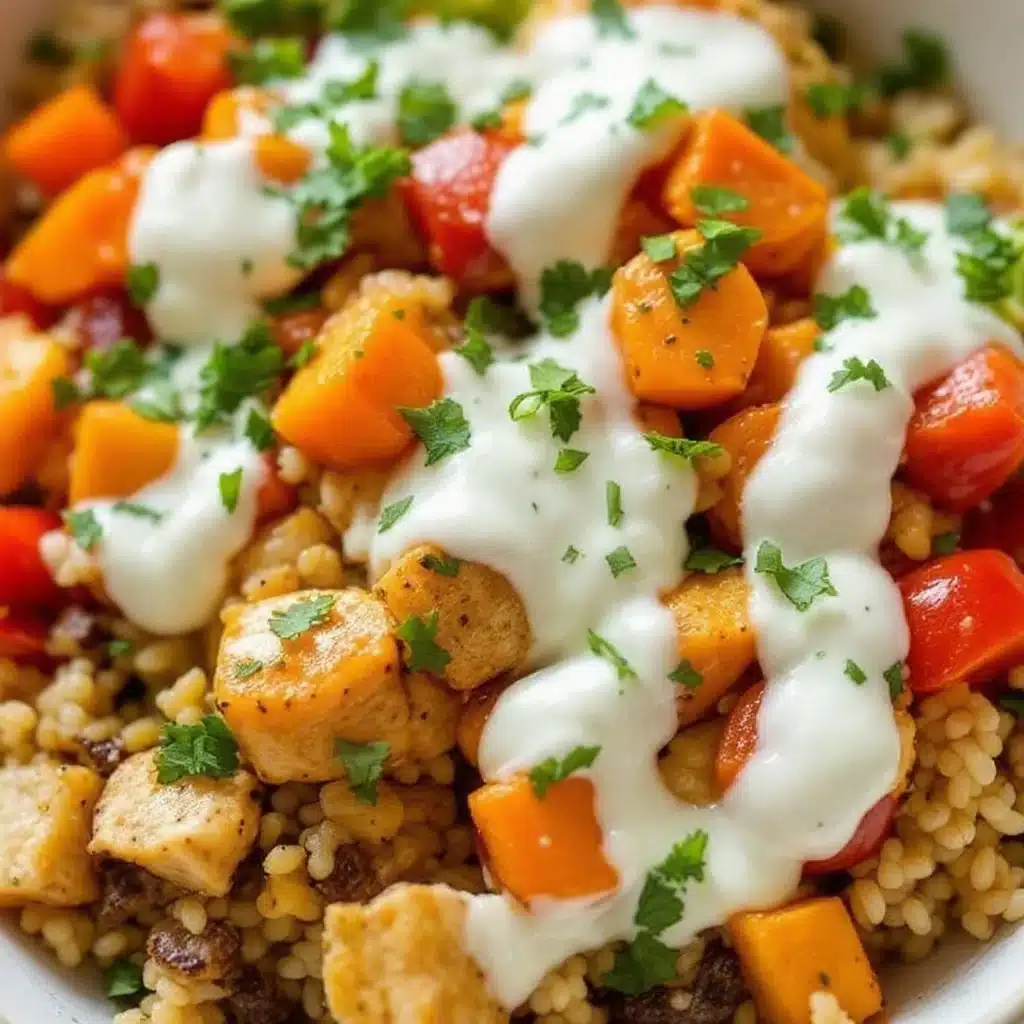 meal prep chicken and rice bowls - featured image