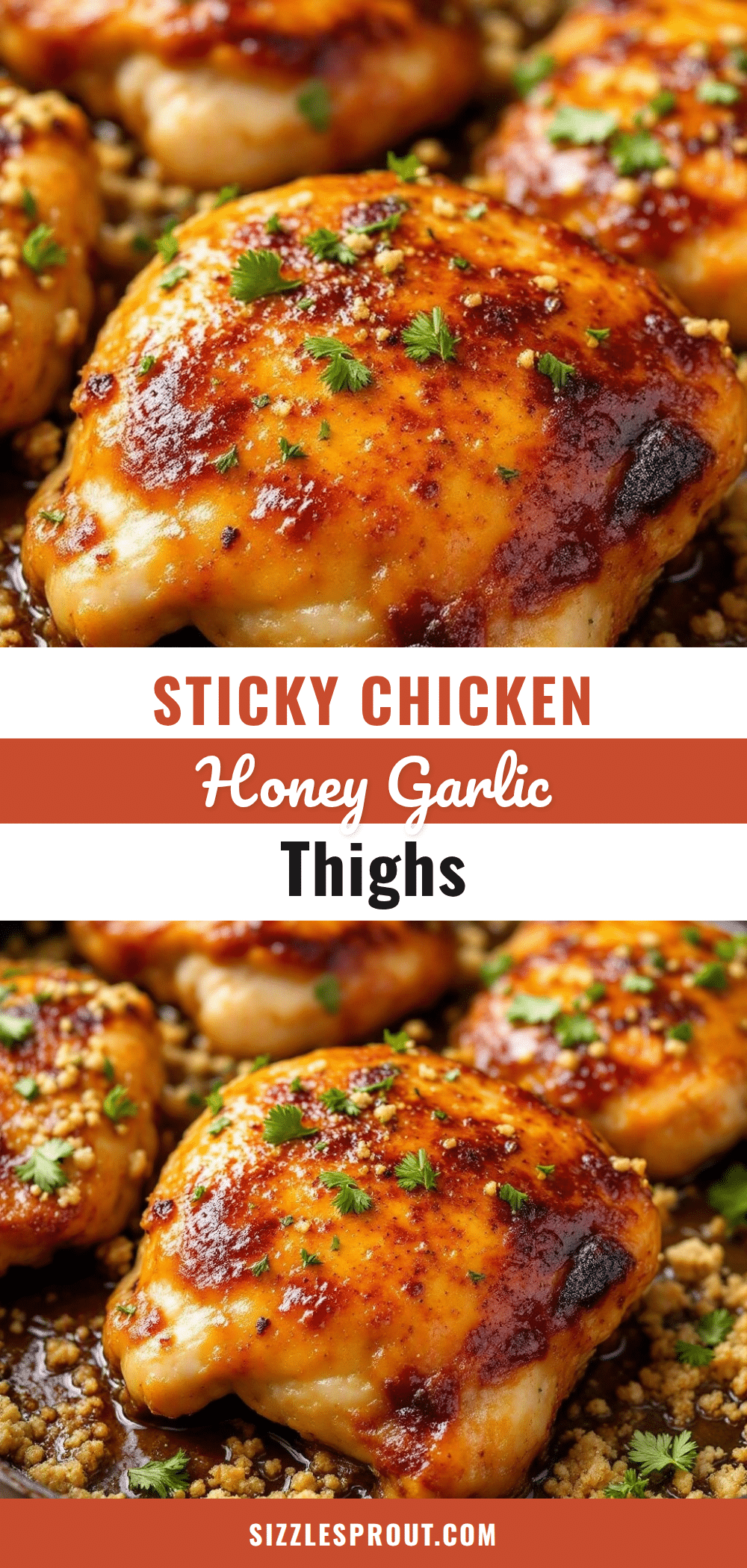 one-pan honey garlic chicken thighs recipe