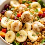 peanut butter banana energy bites - featured image