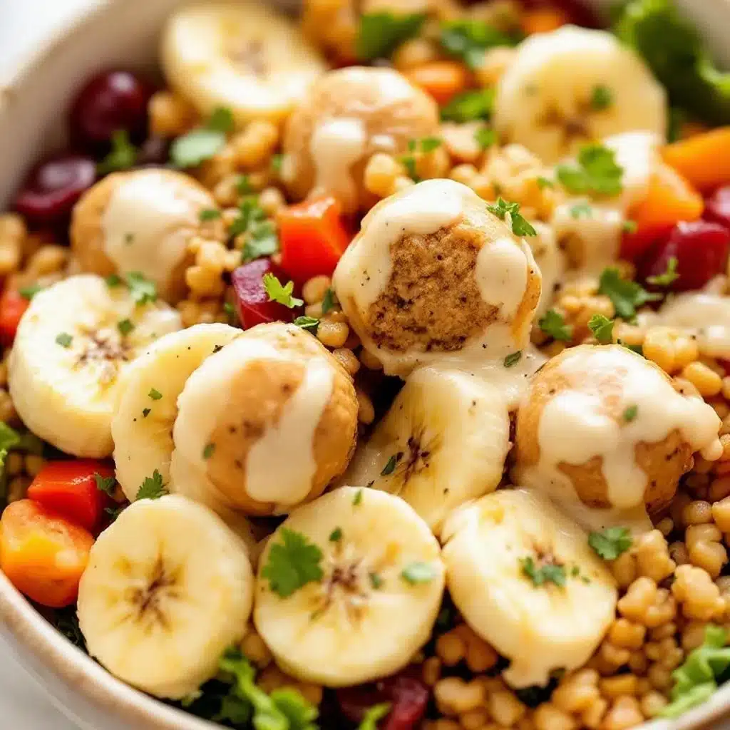 peanut butter banana energy bites - featured image