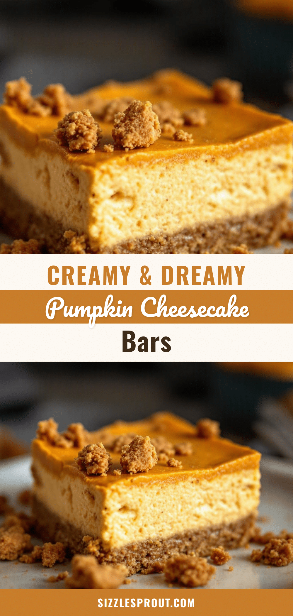Pumpkin Cheesecake Bars recipe